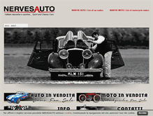 Tablet Screenshot of nervesauto.it